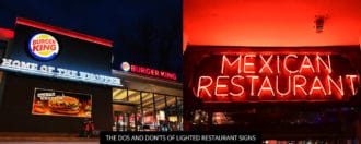 The Dos And Don'ts Of Lighted Restaurant Signs