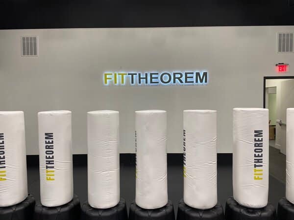 Office sign of Fit theorem installed by SignScapes in Detroit, MI